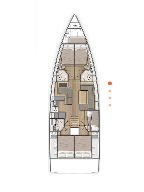 Plano del Le Grand Doufour 51.1