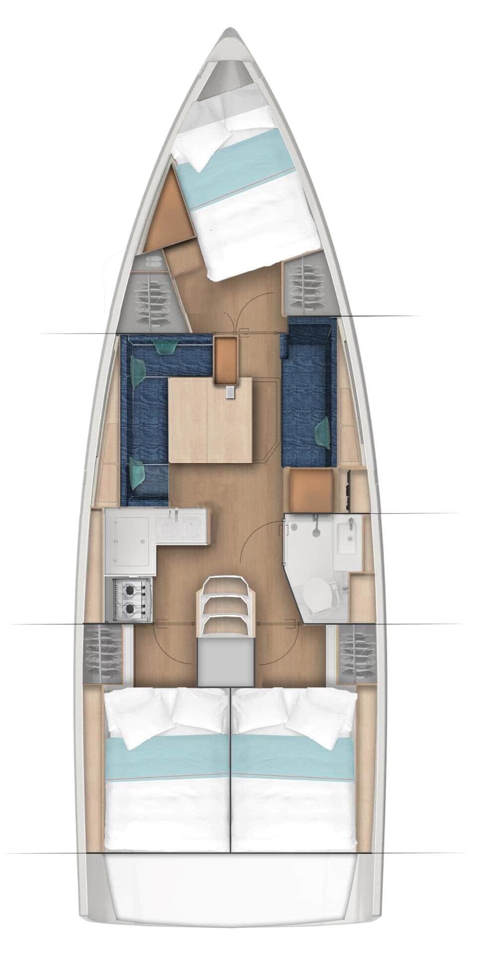 Jeanneau 380. Cotufa